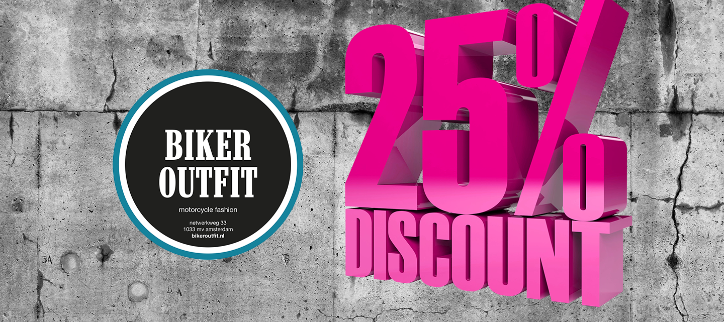 Korting bij Biker Outfit Amsterdam Noord