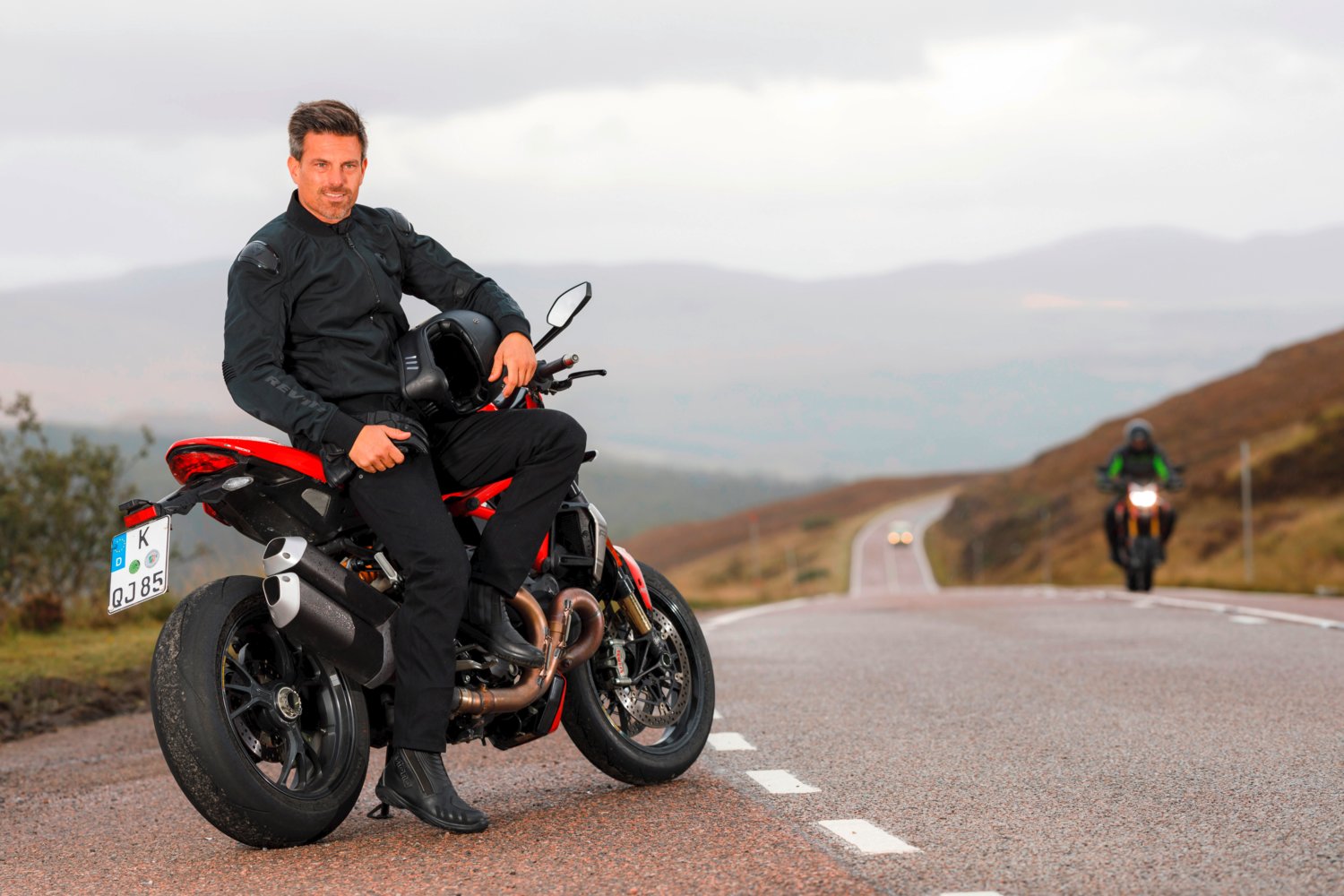 Louis AJS Vintage II retro offroad helm