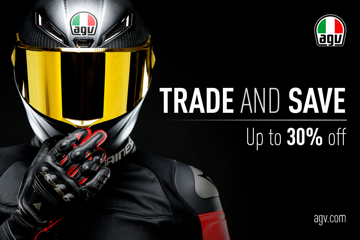 AGV inruilactie: lever je oude helm in voor 25 - 30% korting - Motor.NL