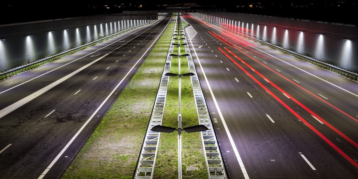 Snelweg verlichting