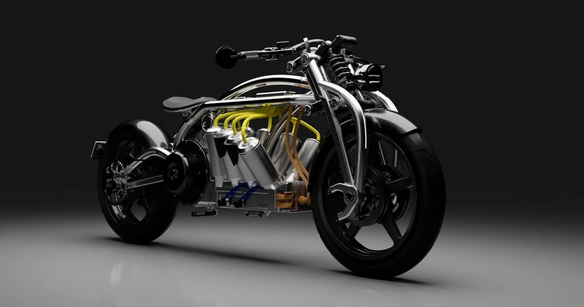 Elektrische V8 Curtiss Motorcycles Zeus