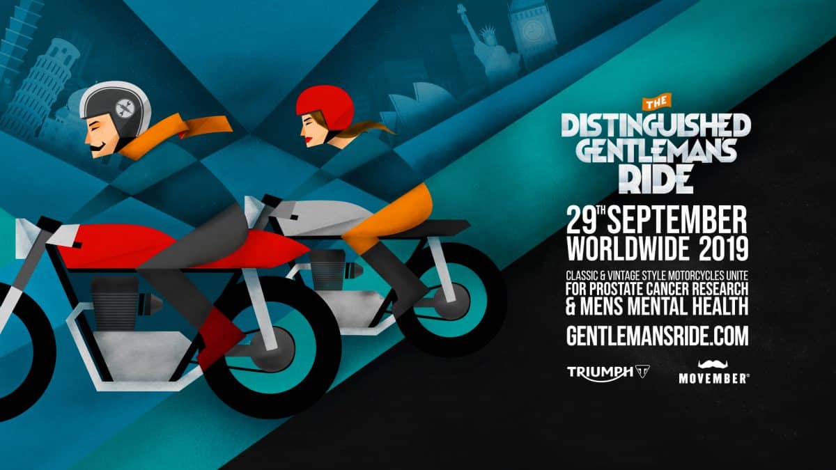 Het affiche van de Distinguished Gentlemans Ride 2019