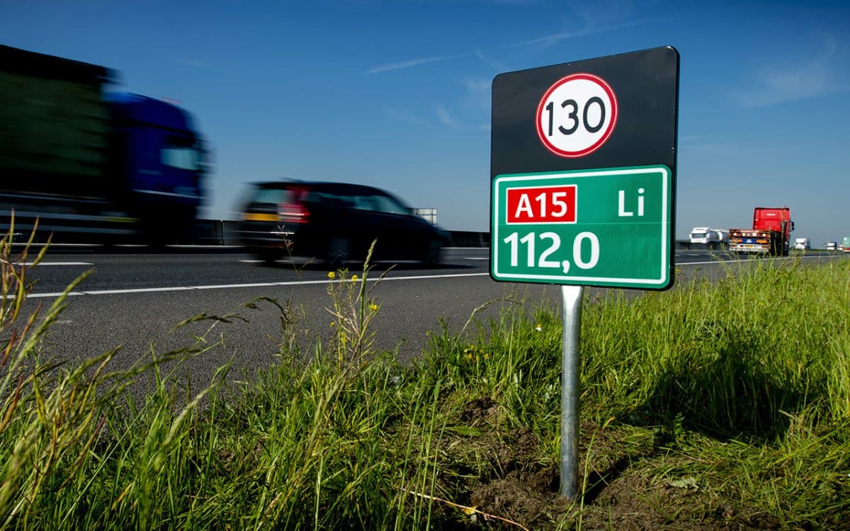 Maximumsnelheid omlaag