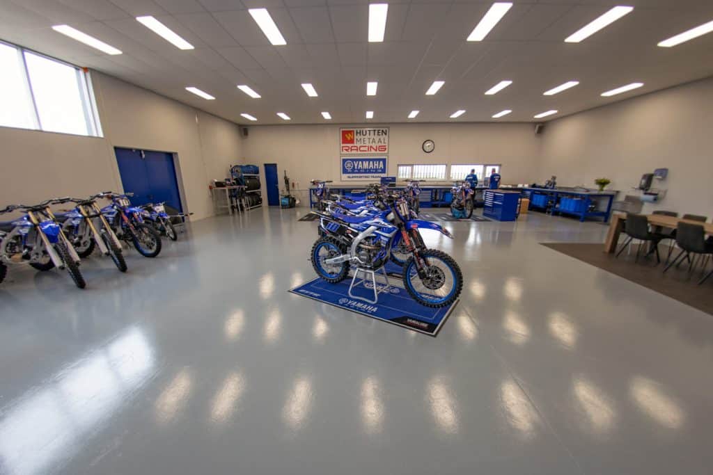 Hutten Yamaha-werkplaats