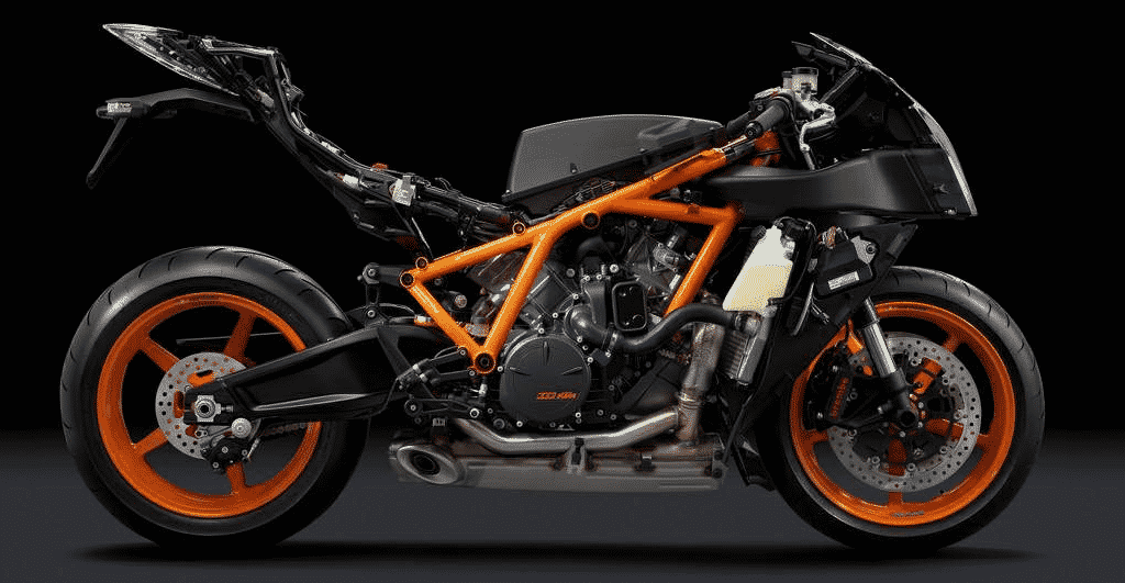 2010 KTM RC8R rijwielgedeelte