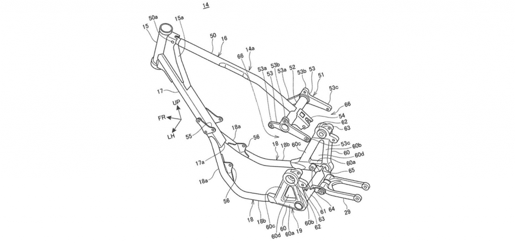 Wiegframe Honda patent