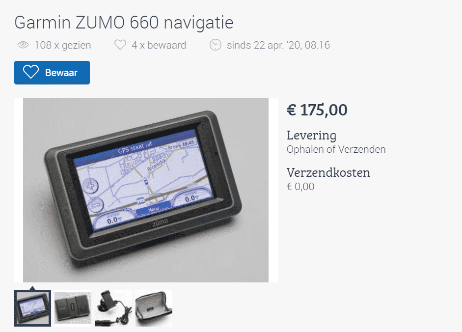 Garmin Zumo 660 navigatie