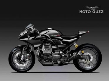 Moto Guzzi V85 Black Eagle Concept door Oberdan Bezzi