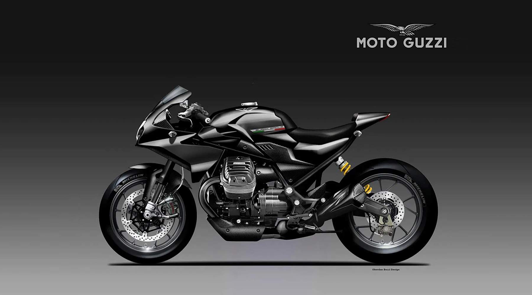 Moto Guzzi V85 Black Eagle Concept door Oberdan Bezzi ...