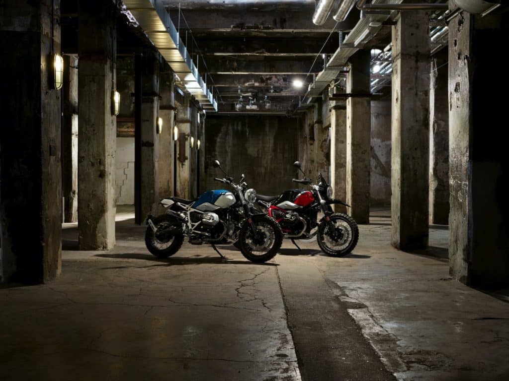 BMW R nineT Scrambler and BMW R nineT Urban G/S. 