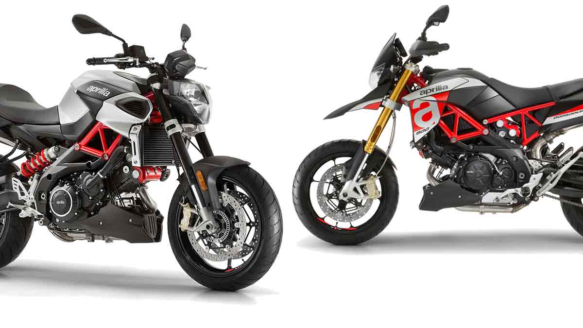 Aprilia Shiver en Aprilia Dorsoduro