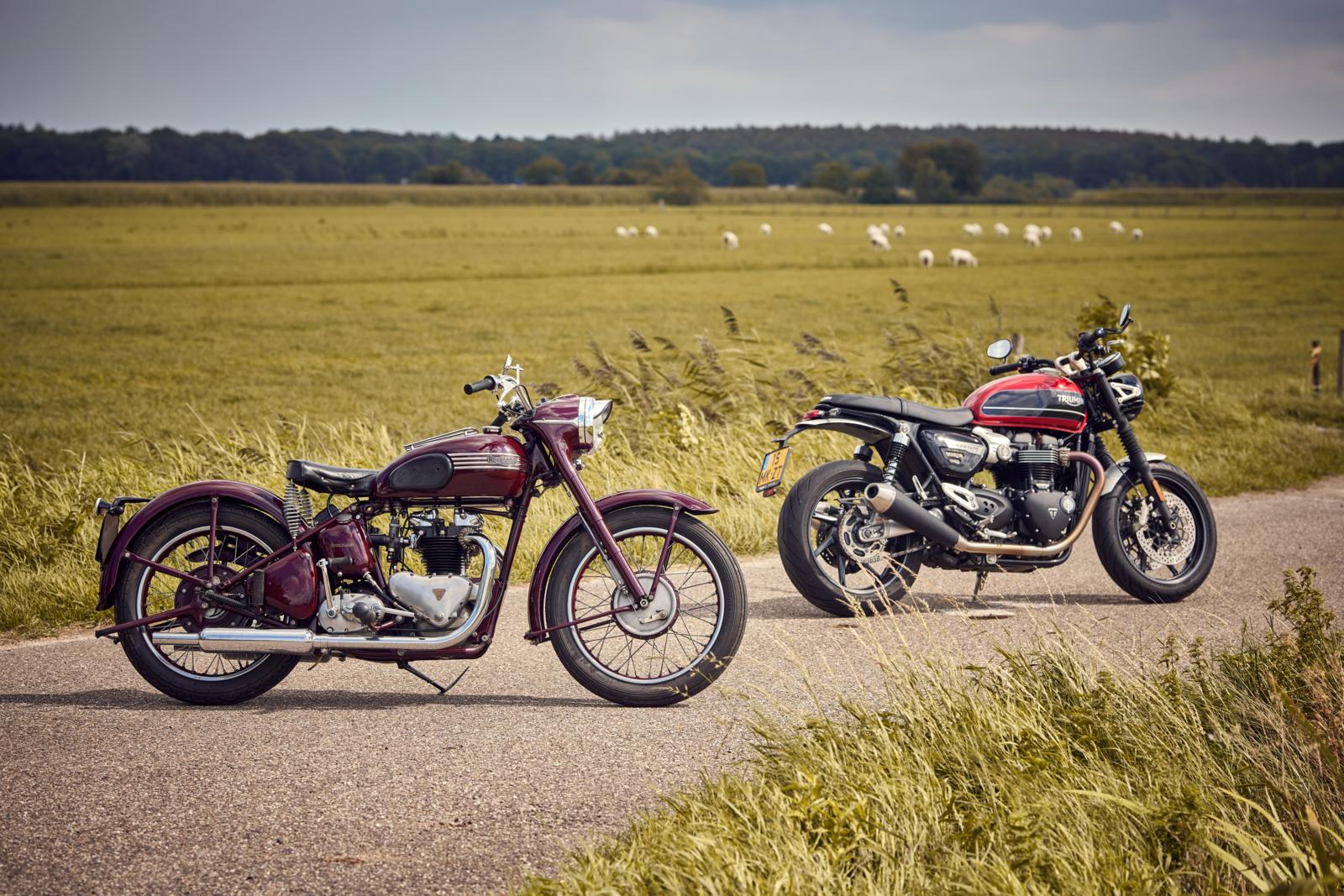 Triumph Speed Twin 1952 en 2020