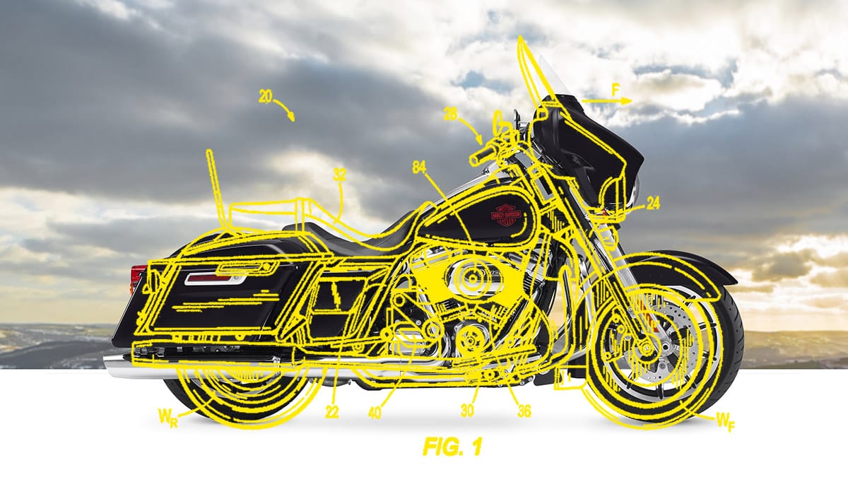 Harley-Davidson supercharged motor