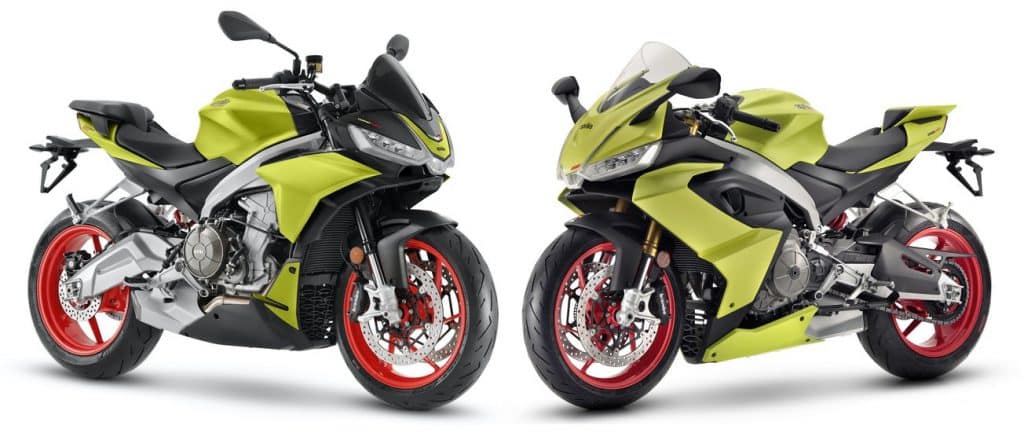 Aprilia Tuono 660 en Aprilia RS660 
