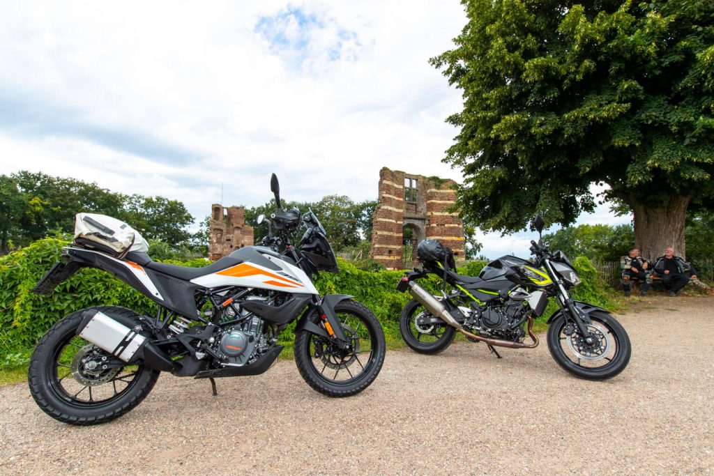 Kawasaki Z400 vs. KTM 390 Adventure