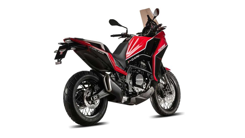 Moto Morini X-Cape Achterkant