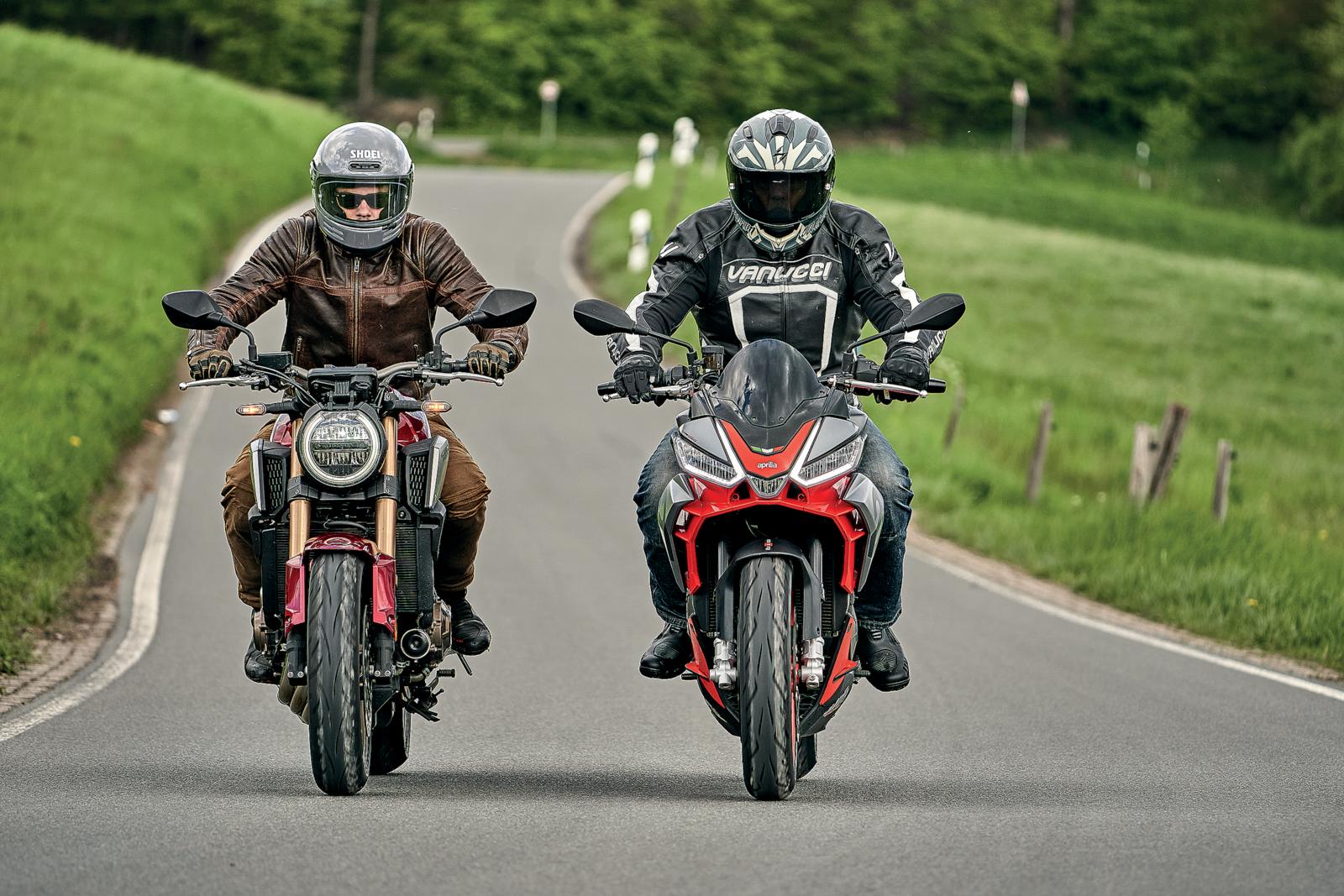 Aprilia Tuono 660 vs. Honda CB650R