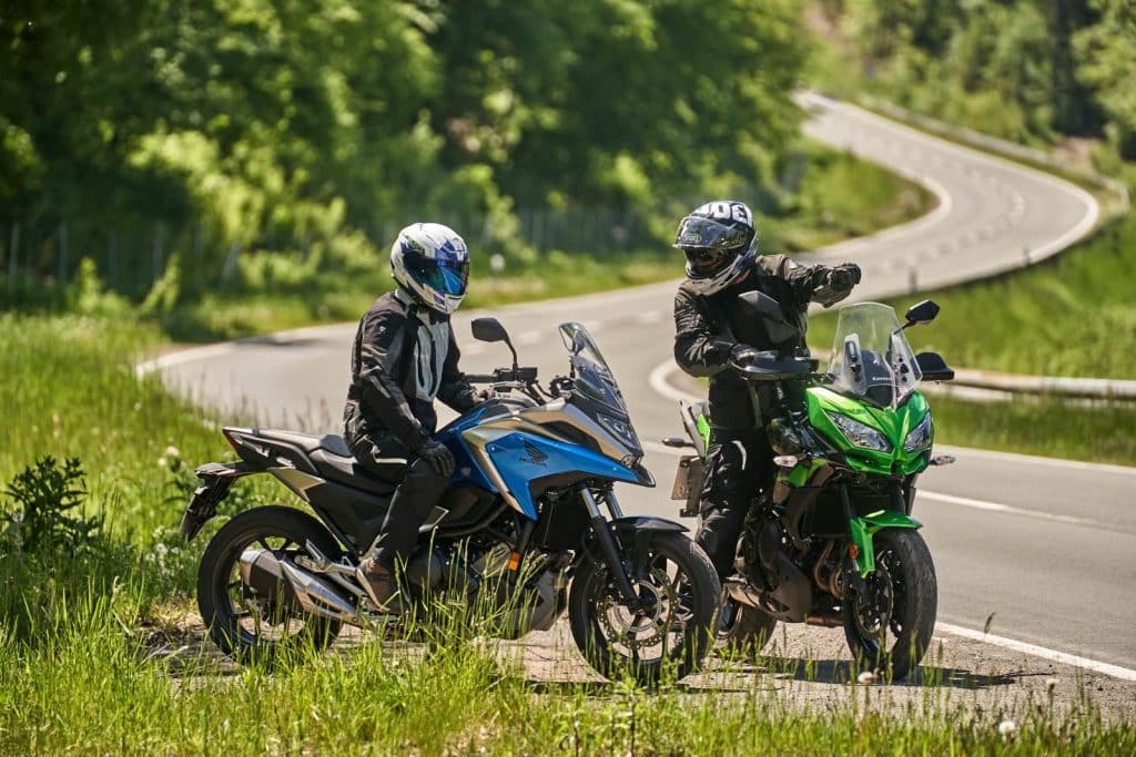 Kawasaki Versys 650 vs Honda NC 750X Overleg