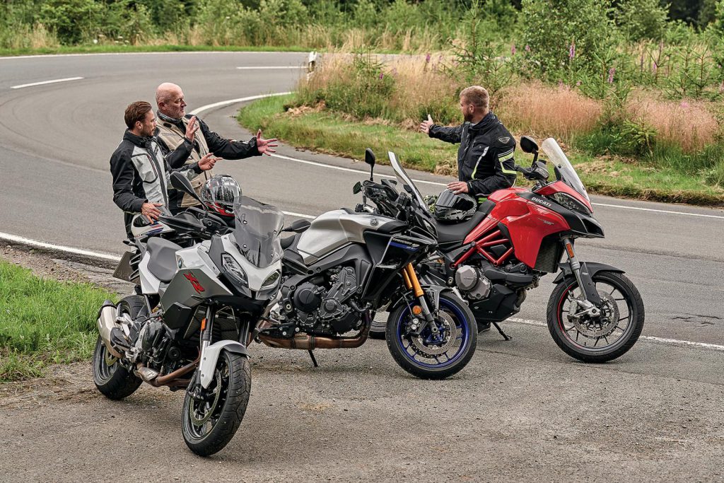 BMW F900XR vs. Ducati Multistrada 950S vs. Yamaha Tracer 9GT