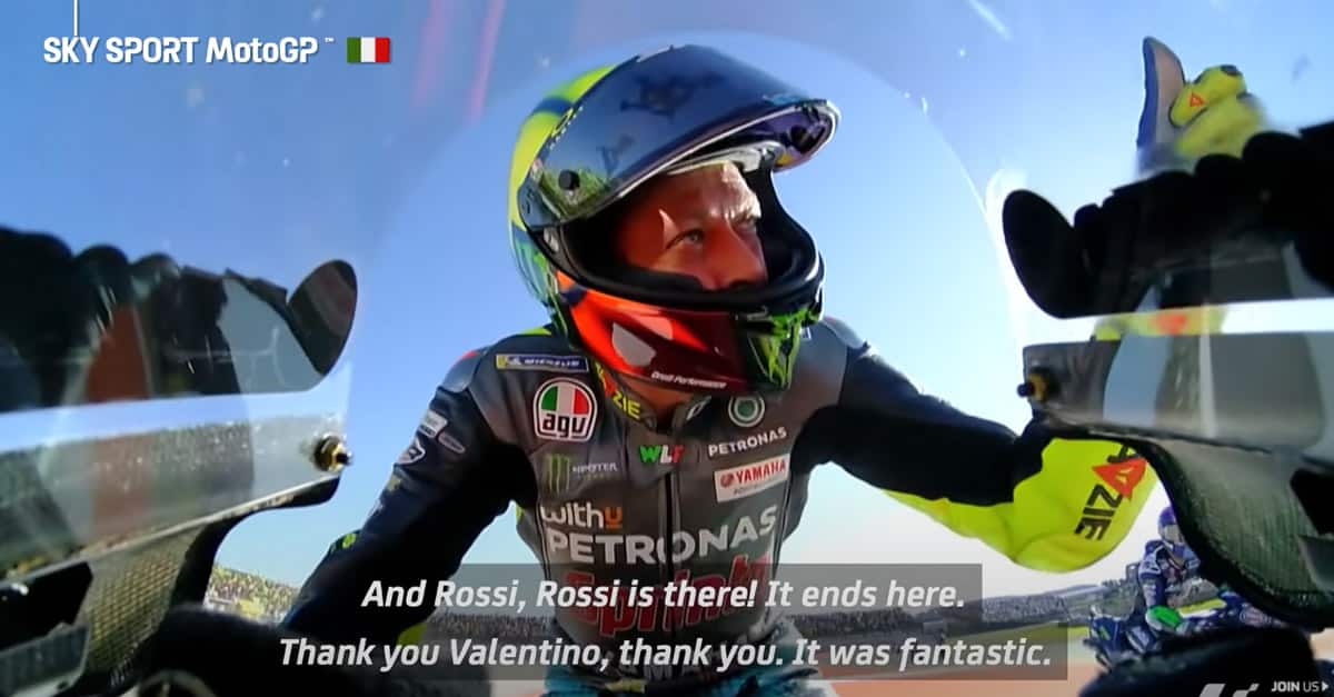 afscheid Valentino Rossi