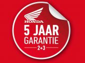 Honda: 5 jaar garantie en pechhulp op alle motoren