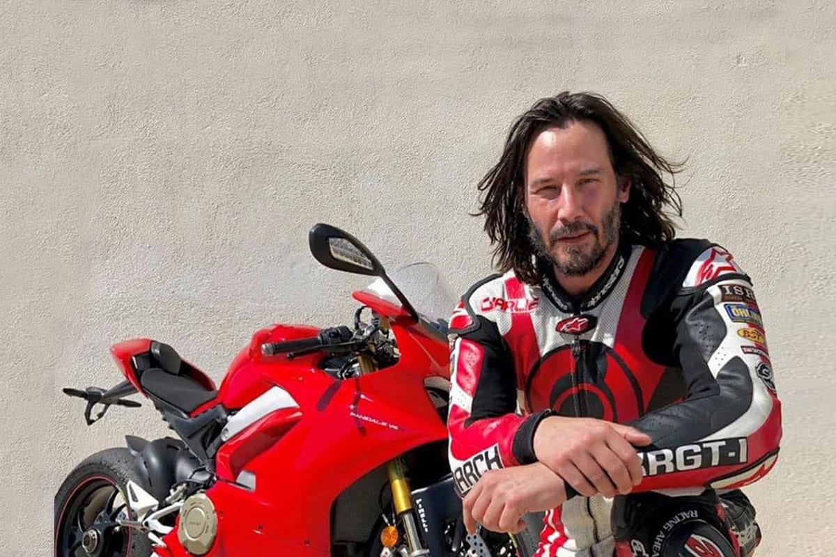 Keanu Reeves panigale 3