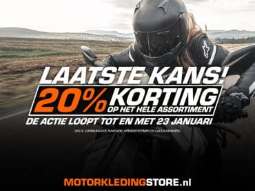Pak nog minstens 20% korting op jouw motoroutfit bij Motorkledingstore.nl