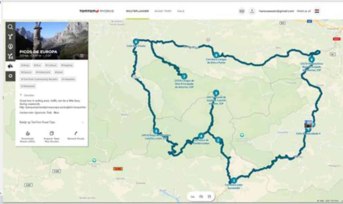 TomTom Road Trips