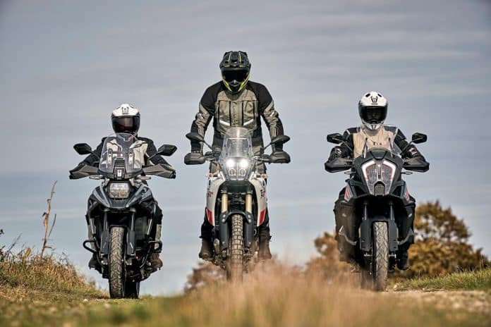 KTM Super Adventure 1290 S vs. Suzuki V-Strom 1050 XT vs. Yamaha Ténéré 700