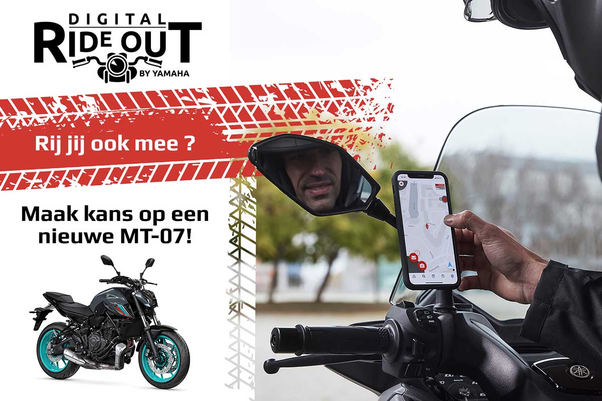 Yamaha moedigt je aan om te rijden: de Digital Ride Out-app