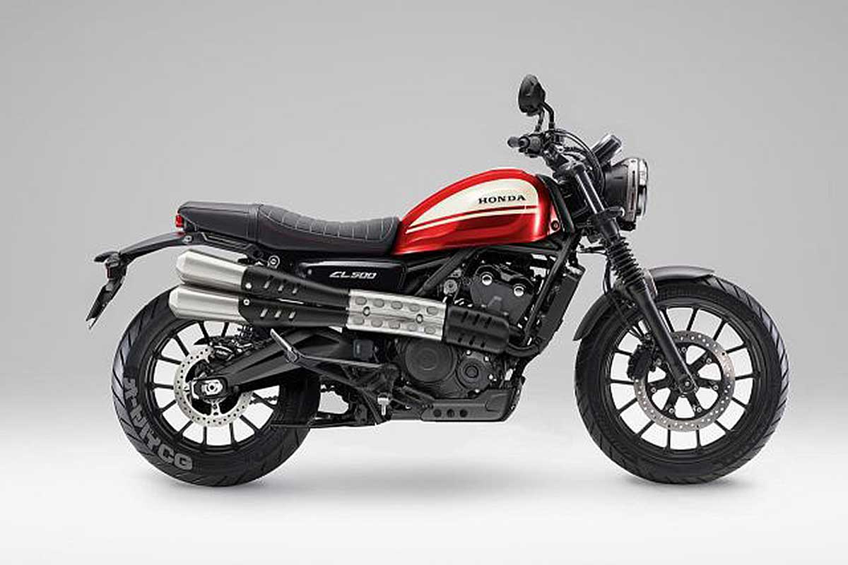 Honda CL500 nieuwe retro scrambler voor later dit jaar?