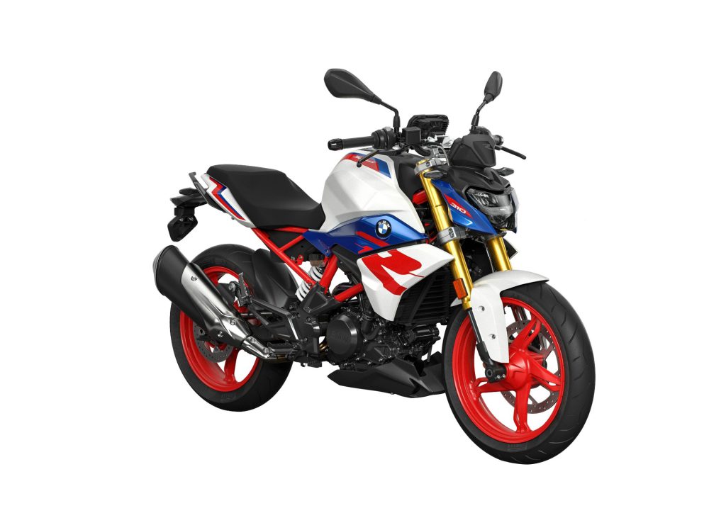 BMW G 310 R Sport Polar white/Racing blue metallic