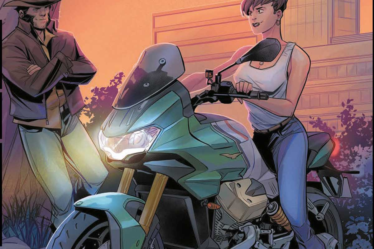 Moto Guzzi V100 protagonista del nuovo fumetto Marvel Wolverine