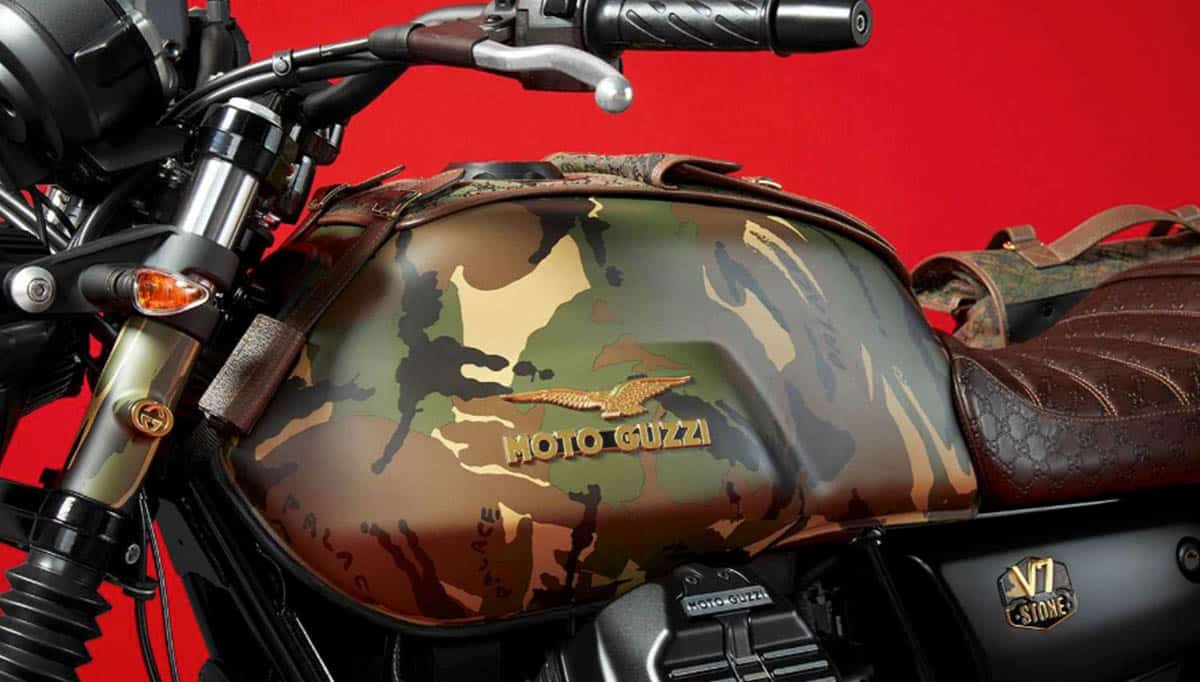 Comorama Goed gevoel Comorama Voor de fashionista: Moto Guzzi V7 Gucci - Palace - Motor.NL