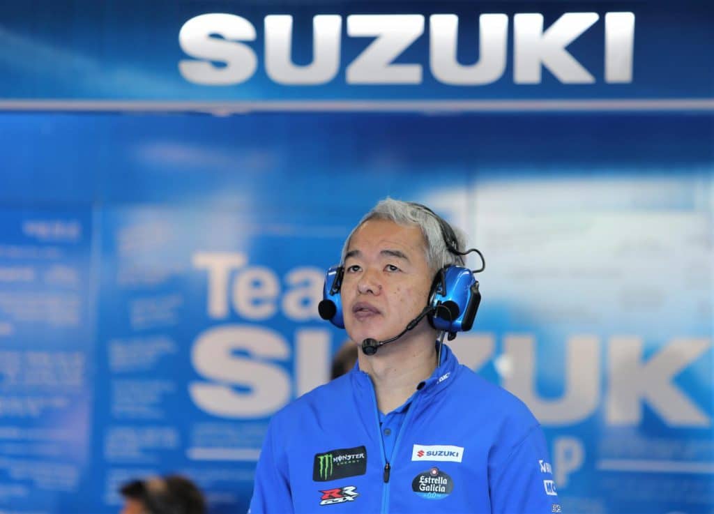 Het stoppen van Suzuki in de MotoGP