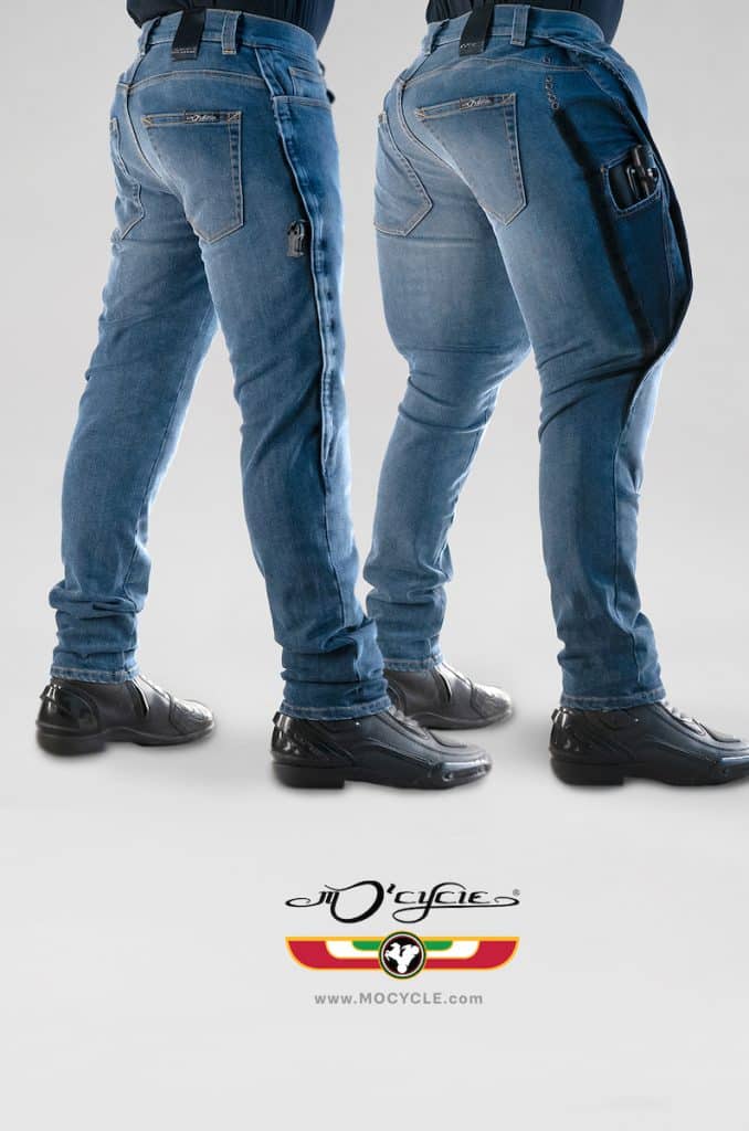 Mo'cycle maakt eerste airbagjeans ter wereld