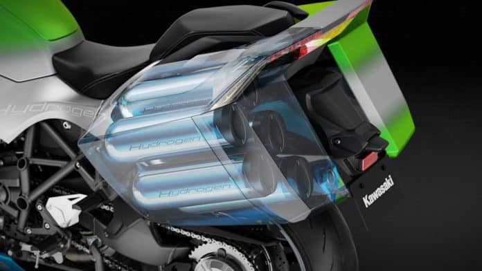 Techniek Kawasaki waterstofmotor