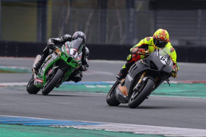Maik Voorwinden nog voor Wayne Tessels, die pas in de ultieme fase de winst pakte.