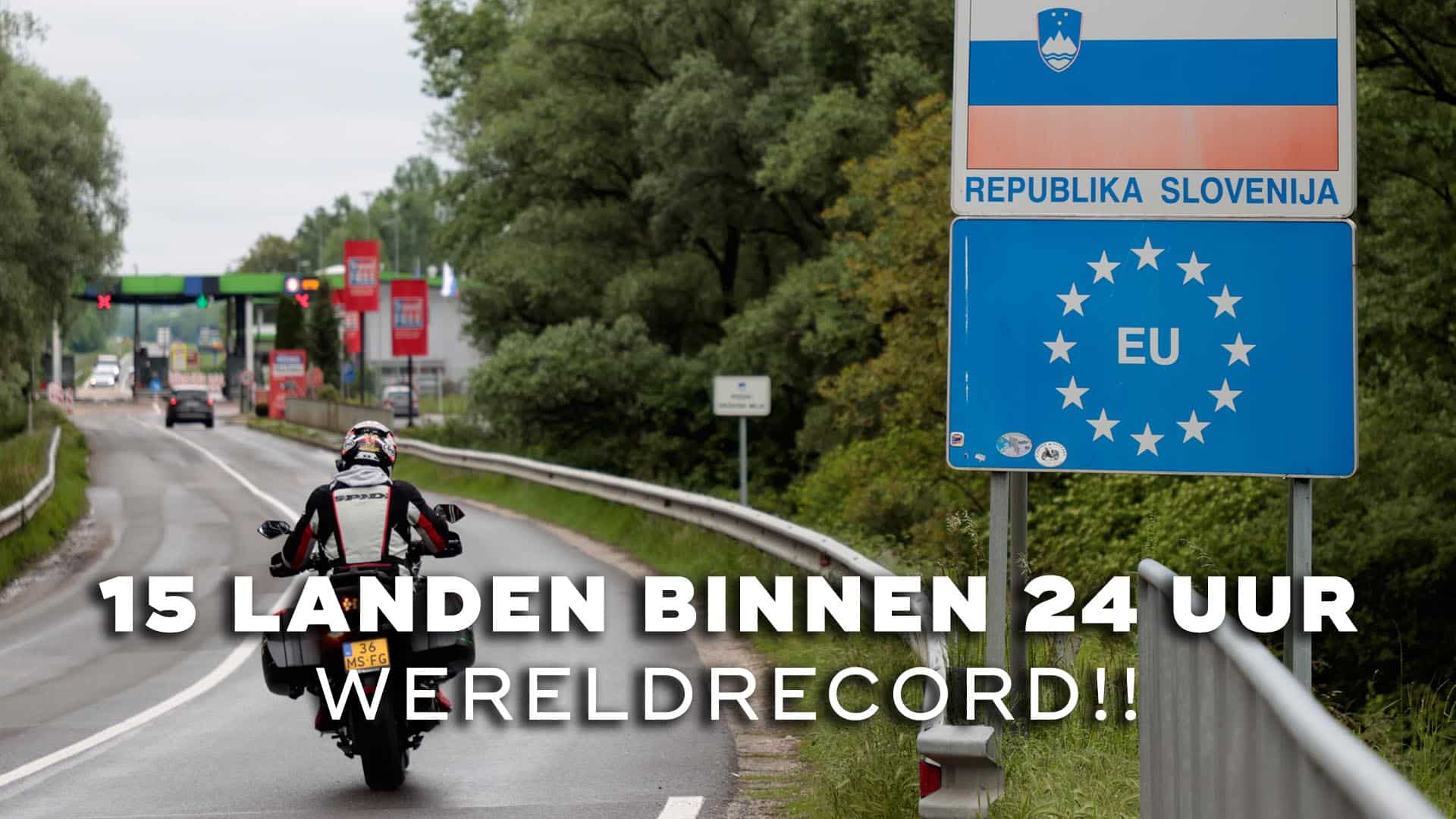 15 landen op de motor binnen 24 uur nieuw wereldrecord!!