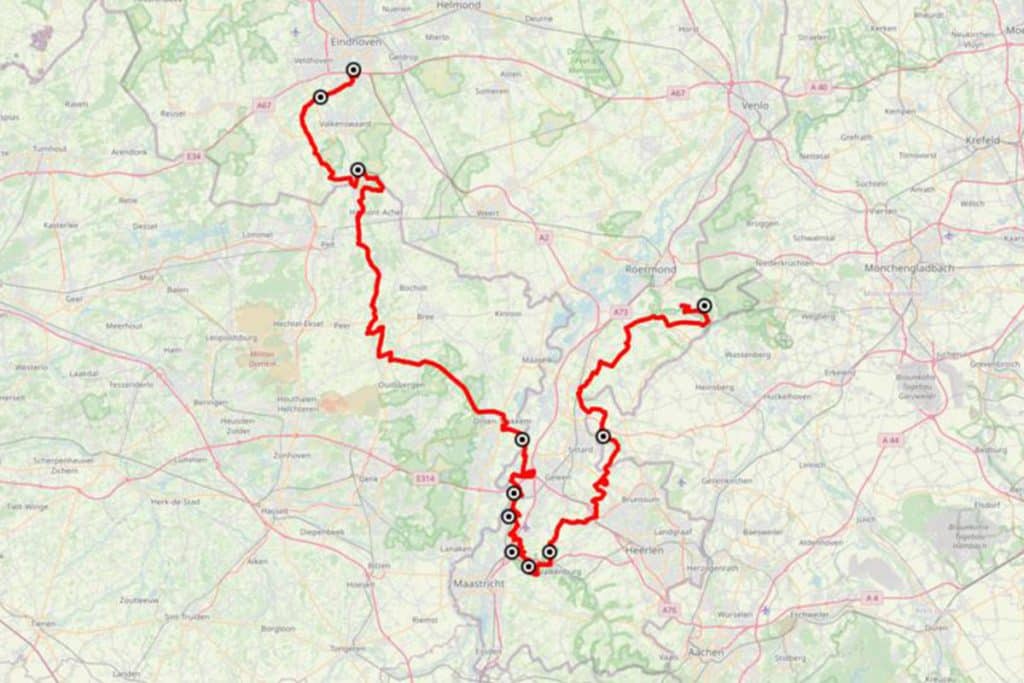 GPS-tocht Kempen/Zuid-Limburg