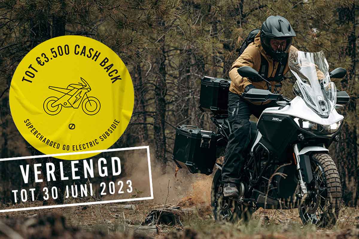 Zero Motorcycles GO ELECTRIC INCENTIVE verlengd tot 1 juli