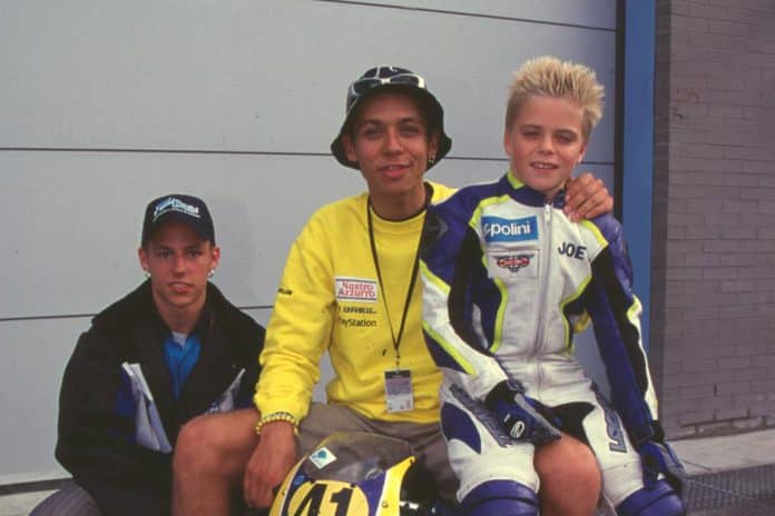 Joey Litjens en Valentino Rossi