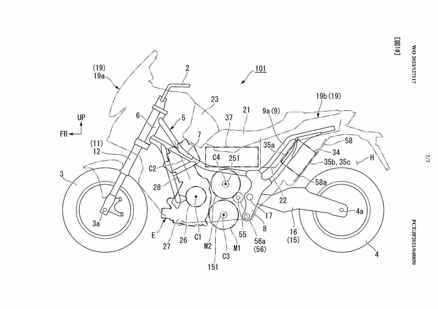 Honda werkt aan complexe, hybride motorfiets