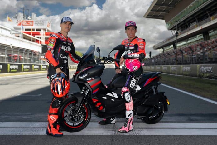 Aprilia SR GT Aleix Espargaró en Maverick Viñales