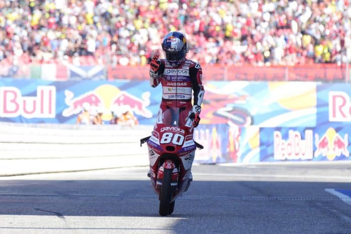 Moto3 San Marino 2023: 3 uit 4 voor rookie David Alonso