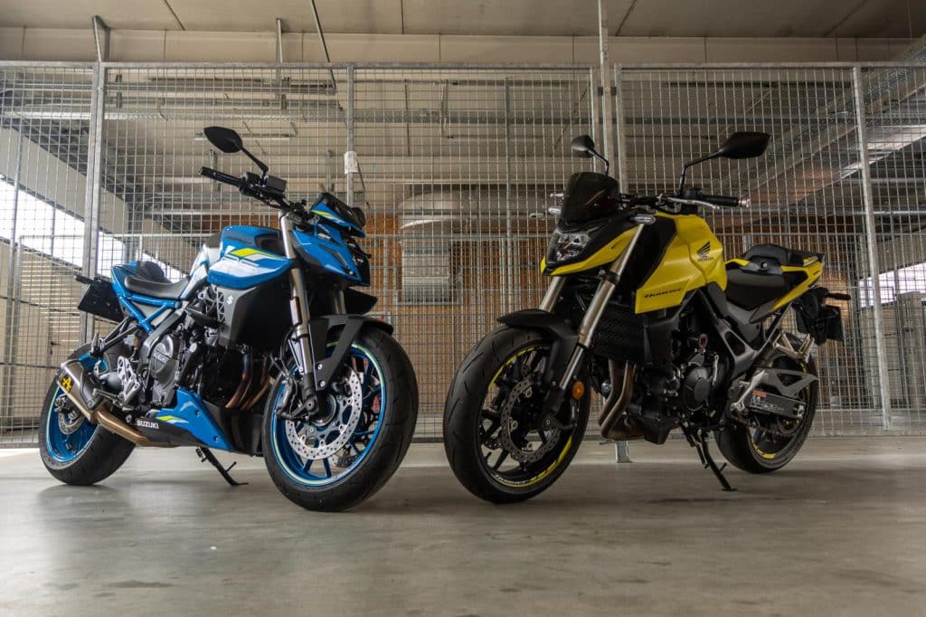 Honda CB750 Hornet vs. Suzuki GSX-8S