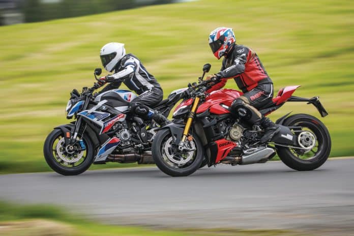 Dubbeltest BMW M 1000  vs. Ducati Streetfighter V4 S