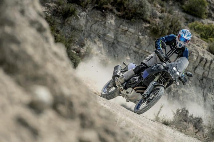 Stofhapper: De Yamaha Ténéré 700 voelt zich helemaal op zijn gemak, zelfs in het ruigste terrein.