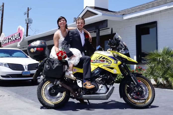 Suzuki V-Strom wereldreis
