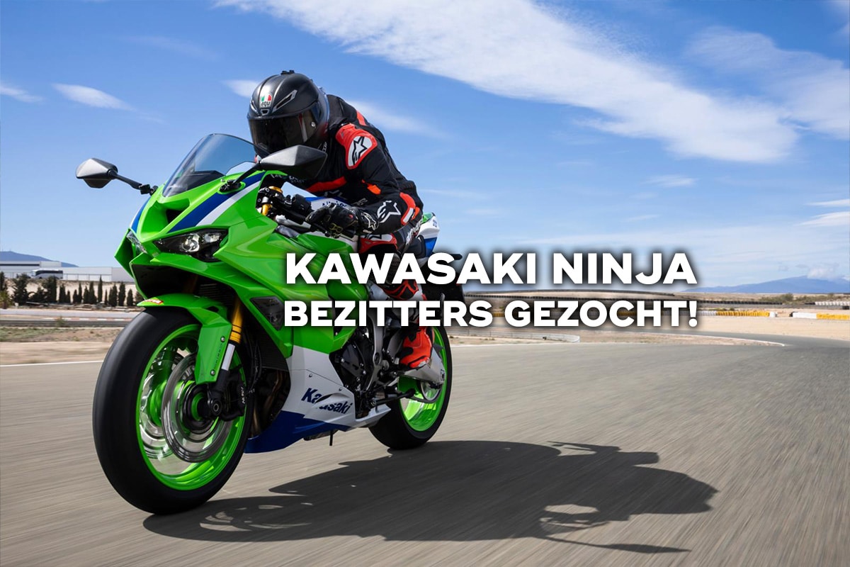 UPDATE Ben jij in het bezit van een Kawasaki Ninja? Geef je op voor 